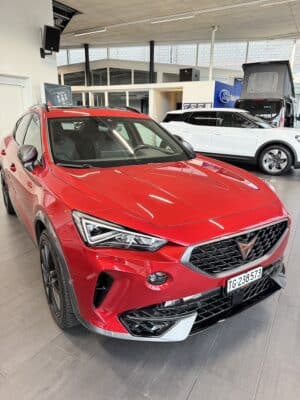 Rotes Auto, Marke Cupra
