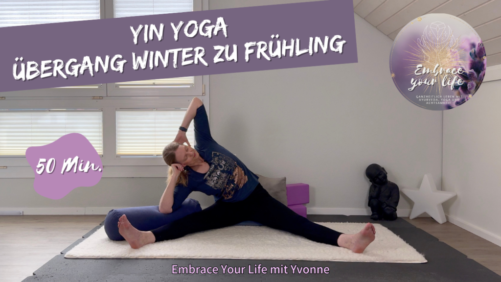 Yin Yoga Übergang in den Frühling